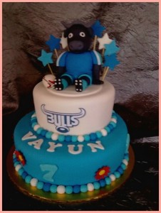 Blue Bull cake